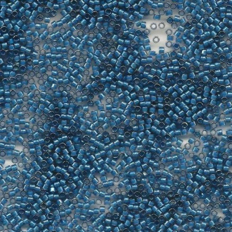 Miyuki 11/0 Delica DB2384 Inside Dyed Stormy Blue