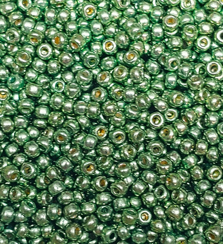 8-4215 Duracoat Galvanized Sea Green, Miyuki Seed Bead 8/0