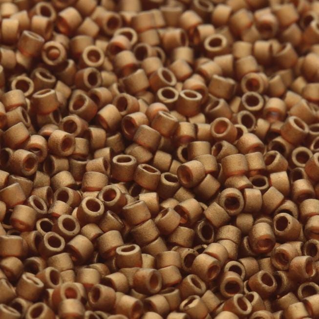 Matte Metallic Lt Bronze Miyuki Delica 11/0 DB0322L