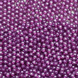 4mm Round Crystal Pearl Dark Violet, Czech Glass Beads 