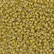 Frosted Opaque Glaze Rainbow Pistachio, 4693 Miyuki size 11/0 Glass Seed Bead, 10 grams