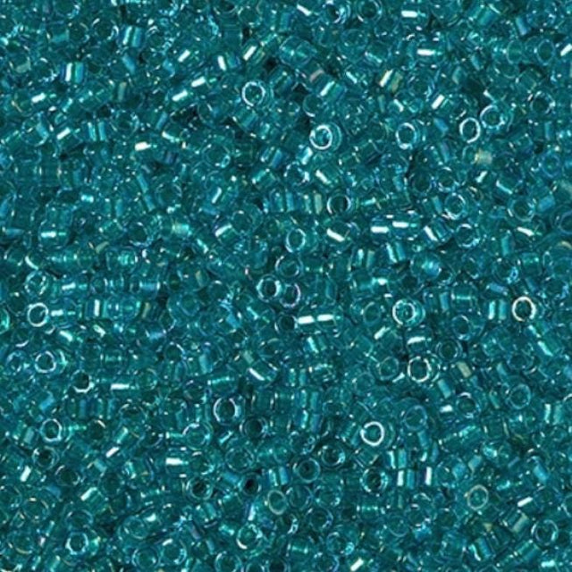 DB2380 11/0 Inside Dyed Teal Miyuki Delica 