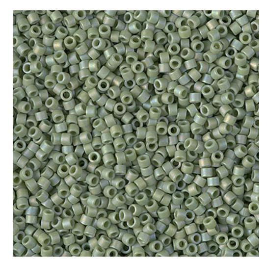 DB2310 11/0 Matte Opaque Glazed Pistachio AB Miyuki Delica