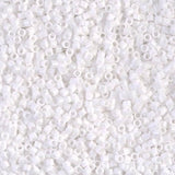Opaque White 11/0 Miyuki Delica Bead DB0200