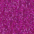 DB1340 11/0 Dyed Silver Lined Fuchsia Miyuki Delica