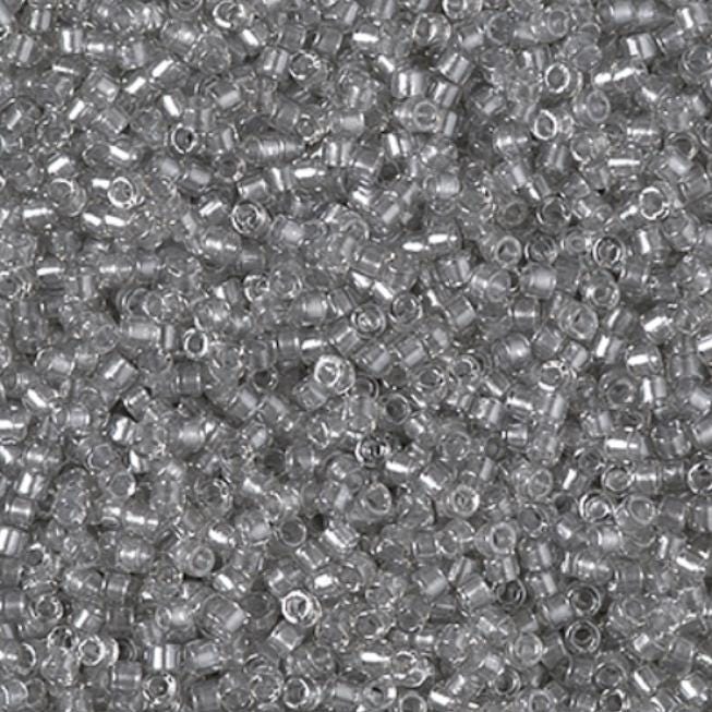 DB2393 11/0 Inside Dyed Silver Miyuki Delica