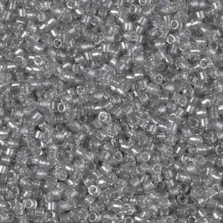DB2393 11/0 Inside Dyed Silver Miyuki Delica