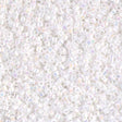 DB0202 11/0 White Pearl AB, Miyuki Delica