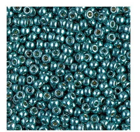 8-4217 Duracoat Galvanized Dark Sea Foam, Miyuki Glass Seed Bead, 8/0