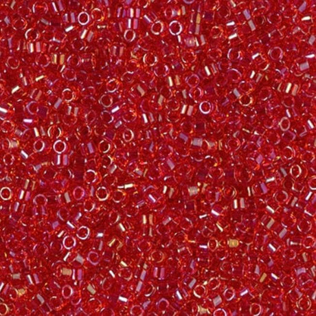 DB2374 11/0 Inside Dyed Scarlet Miyuki Delica
