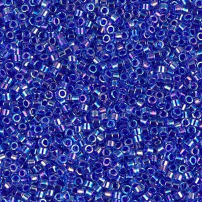 11/0 Cobalt Lined Sapphire AB Miyuki Delica DB0063