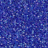 11/0 Cobalt Lined Sapphire AB Miyuki Delica DB0063