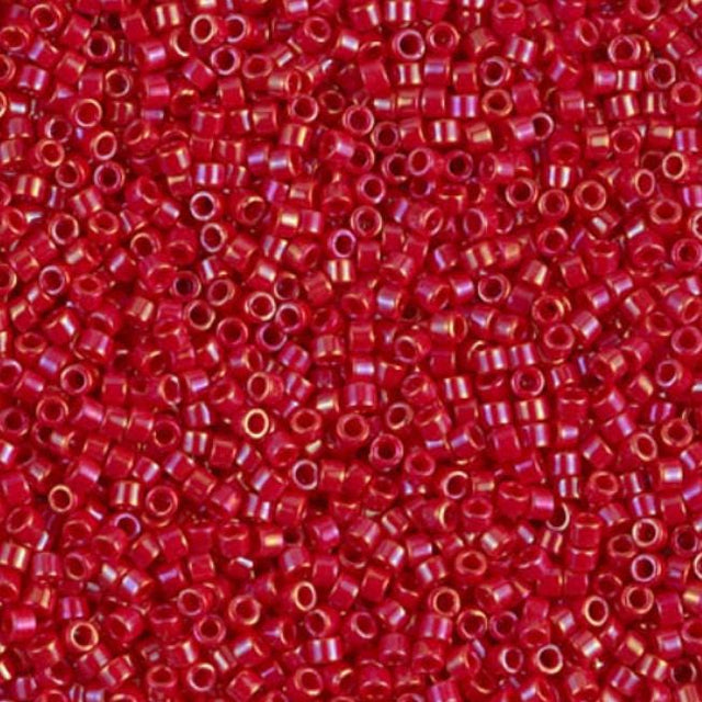 Opaque Red Luster 11/0 Miyuki Delica  DB0214