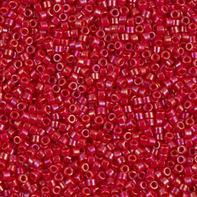 DB0214 11/0 Opaque Red Luster Miyuki Delica