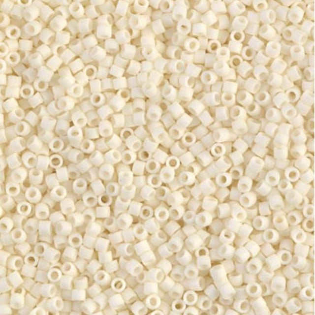 Matte Opaque Cream Miyuki Delica Bead 11/0 DB0352 