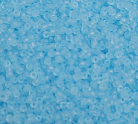 11/0 Transparent Matte Light Sapphire, Matsuno Seed Bead, 11-F148A