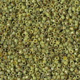 DB2265 11/0 Chartreuse Picasso Miyuki Delica 