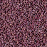 DB2308 11/0 Matte Opaque Glazed Trillium Red AB Miyuki Delica 