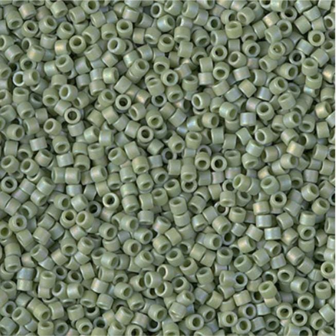 DB2310 11/0 Matte Opaque Glazed Pistachio AB Miyuki Delica 