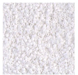 Opaque White 11/0 Miyuki Delica Bead, DB0200, 5 Grams