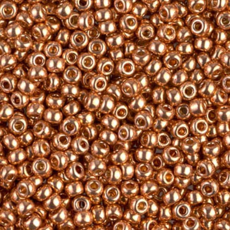 8/0 Duracoat Galvanized Miyuki Glass Seed Bead, Muscat, 4206