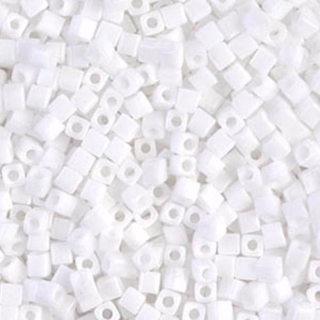 1.8mm Miyuki Cube White SB18-402, 10 Grams