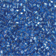 1.8mm Miyuki Cube Silver Lined Sapphire SB18-19, 8 Grams