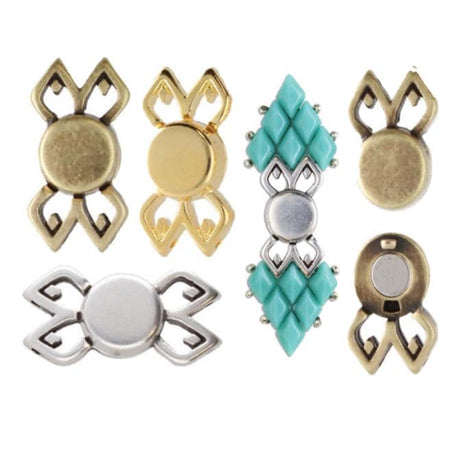 Cymbal Fylakopi ll GemDuo Magnetic Clasp, 013818-Choose a Color and Quantity, 1 piece