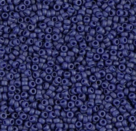 15-2039 Matte Metallic Royal Blue, Miyuki Seed Bead 