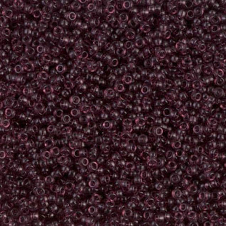 15-153 Dark Smoky Amethyst, Miyuki Seed Bead 15/0
