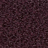 15-153 Dark Smoky Amethyst, Miyuki Seed Bead 15/0
