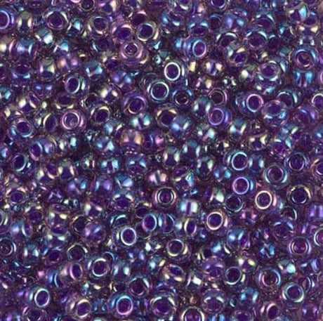 8-356 Purple Line Amethyst AB, Miyuki Seed Bead 8/0