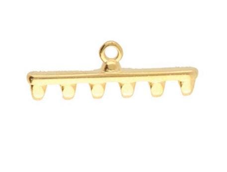 Rozos V SuperDuo Bead Ending, Antique Silver Plate 012857 - 2 pieces