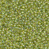 11-1014 Silverlined Chartreuse AB, Miyuki Seed Bead 11/0