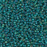 11-1017 Silverlined Emerald AB, Miyuki Seed Bead 11/0