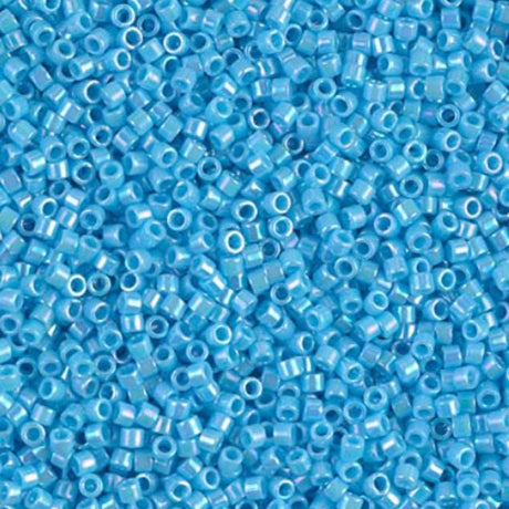 Opaque Turquoise Blue AB Miyuki Delica 11/0 DB0164