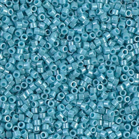 Opaque Turquoise Green Luster 11/0 Miyuki Delica Bead DB0217
