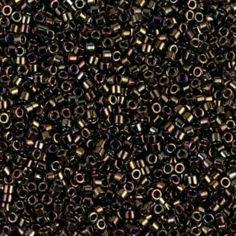 DB0007 11/0 Metallic Brown Iris Miyuki Delica