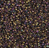 DB00023 11/0 Metallic Gold Iris Miyuki Delica