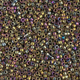 DB0029 11/0 Metallic Golden Olive Iris Miyuki Delica
