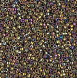 DB0029 11/0 Metallic Golden Olive Iris Miyuki Delica