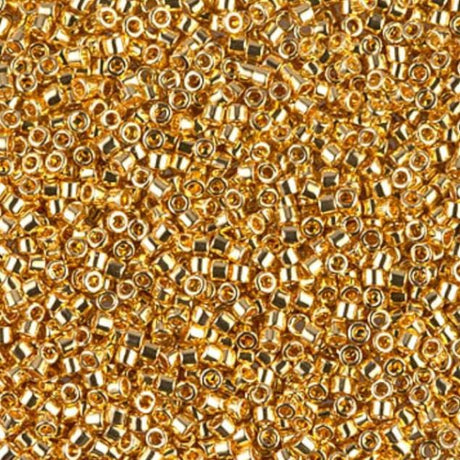 24kt Gold Plated Miyuki Delica 11/0 DB0031