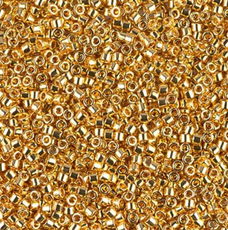 DB0031 11/0 24kt Gold Plated Miyuki Delica
