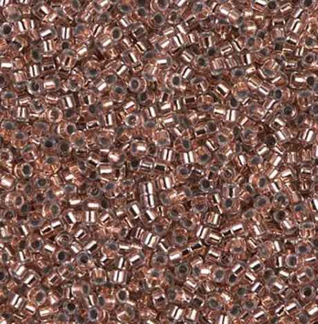 DB0037 11/0 Copper Lined Crystal Miyuki Delica