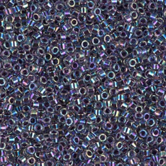 DB0059 11/0 Amethyst Lined Crystal AB Miyuki Delica 