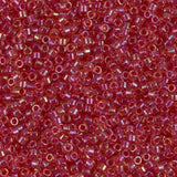 Light Cranberry Lined Topaz Luster Miyuki Delica 11/0 DB0062