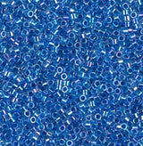 Blue Lined Crystal AB Miyuki Delica 11/0 DB0077