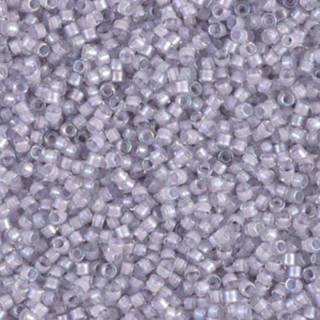 Pale Violet Lined Crystal Luster Miyuki Delica 11/0 DB0080