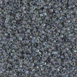 Gray Lined Crystal AB Miyuki Delica 11/0 DB0081