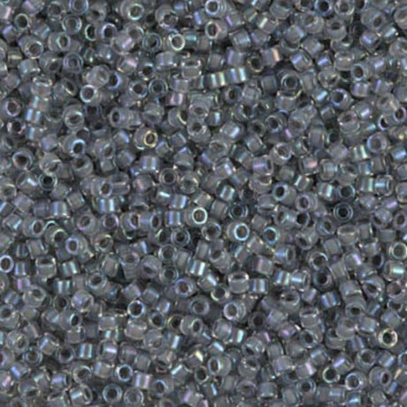 Gray Lined Crystal AB Miyuki Delica 11/0 DB0081